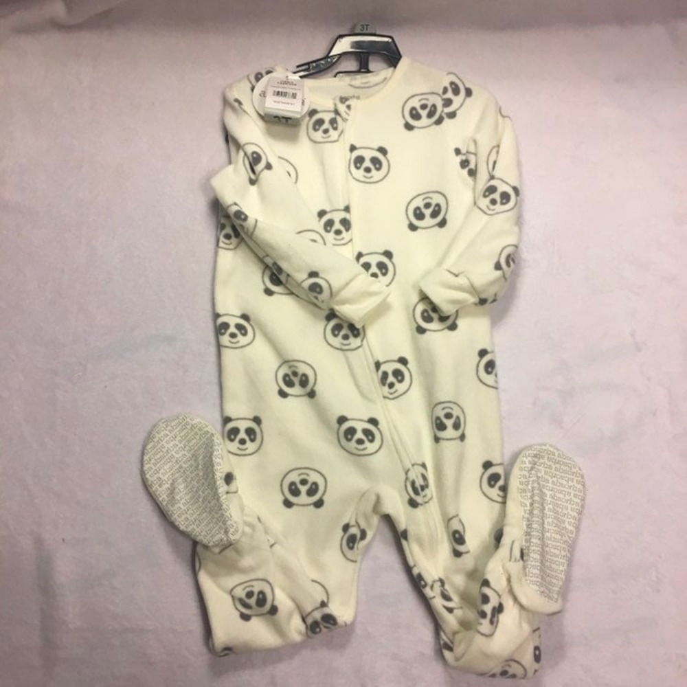 NWT Absorba Fleece Footed Pajamas 3T –  One‑Piece Sleeper‎ | Toddler Pajamas